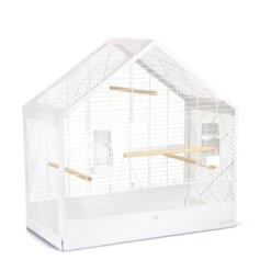 Beeztees Yara Vogelkooi Metaal Wit 71x35x70 Cm