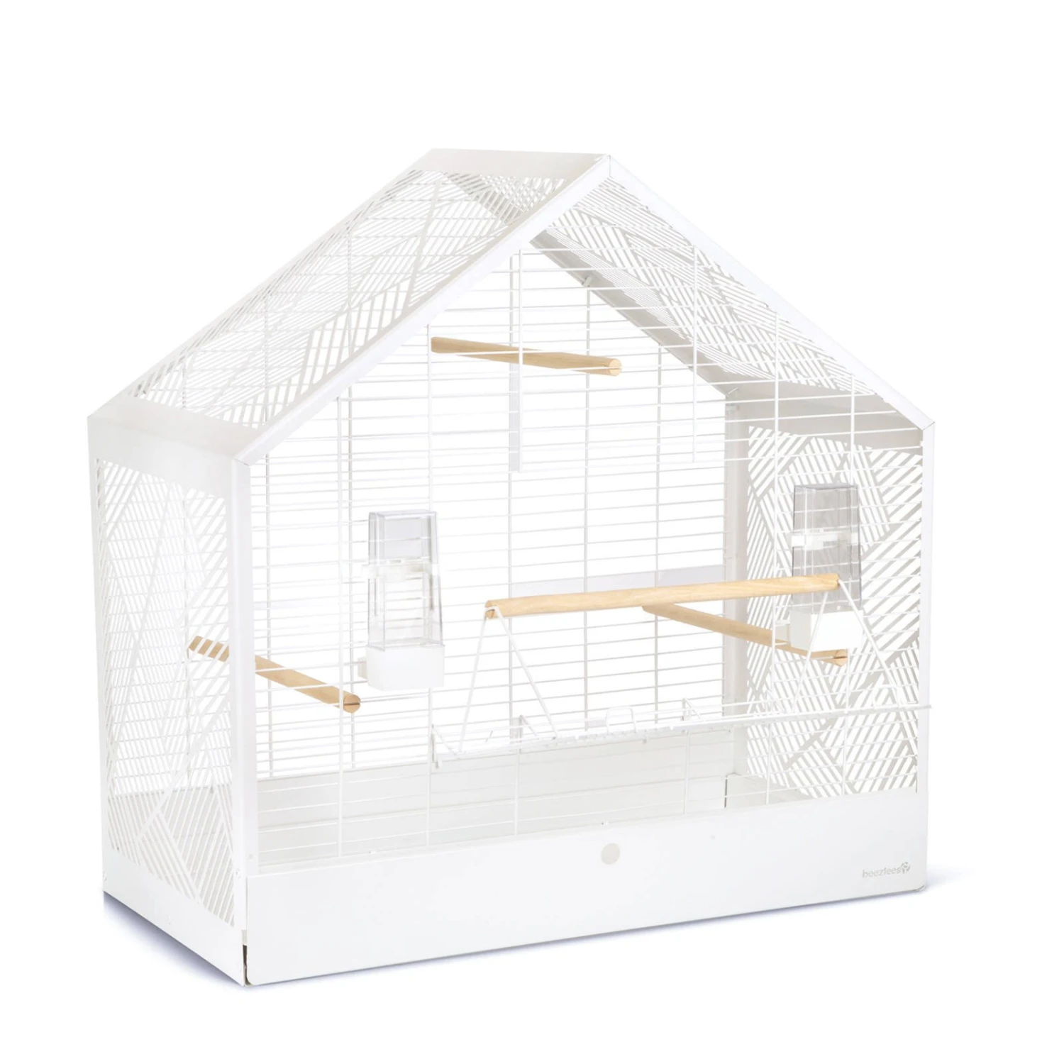 Beeztees Yara Vogelkooi Metaal Wit 71x35x70 Cm