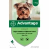 Advantage 2 X 4 Pipetten &#xC2, &#xAE, 40 Voor Honden Van Minder Dan 4 Kg Dubbelpak