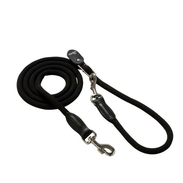 Hunter Variolijn Freestyle Nylon Rond Hondenriem Zwart