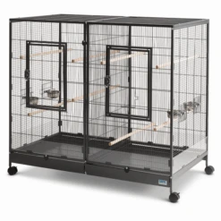 Savic Kleine Dierenkooi Tasmania 120 Dierenverblijf 120x65x107 Cm Zwart