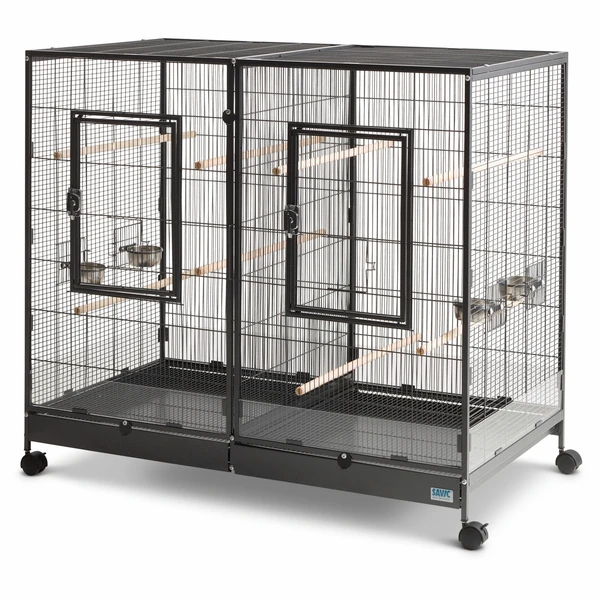 Savic Kleine Dierenkooi Tasmania 120 Dierenverblijf 120x65x107 Cm Zwart