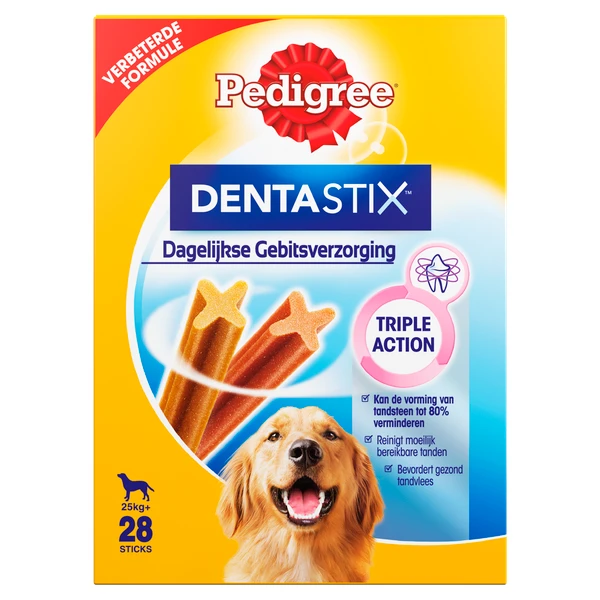 Pedigree 15% Korting! Dentastix Dagelijkse Gebitsverzorging Multipack(28 Stuks)Voor Grote Honden(>25 Kg )