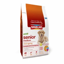 Smolke Sm&#xF8, Lke Senior Medium Vital Ageing Dubbelpak 2 X 12 Kg