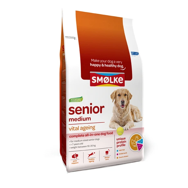 Smolke Smø, Lke Senior Medium Vital Ageing Dubbelpak 2 X 12 Kg