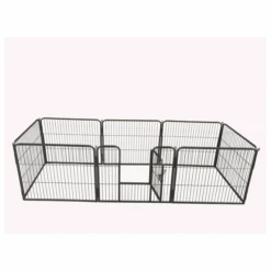 Adori 8 Hoekige Puppyren Hondenbench 76x81 Cm Grijs