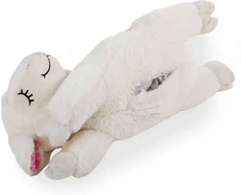 All For Paws Little Buddy Heart Beat Sheep Hondenspeelgoed 44x38x14 Cm Wit - Afbeelding 2