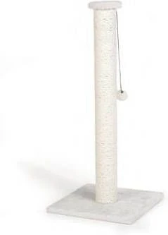 Beeztees Kattenkrabpaal Serpa 40x40x90 Cm Wit 408838