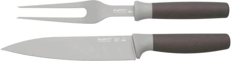Berghoff Tweedelige Trancheerset 19 Cm, Grijs Roestvrij Staal Be - Afbeelding 2