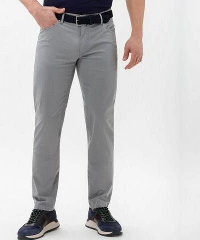 Brax Ultralight Straight Fit Broek Zilver, Effen - Afbeelding 4