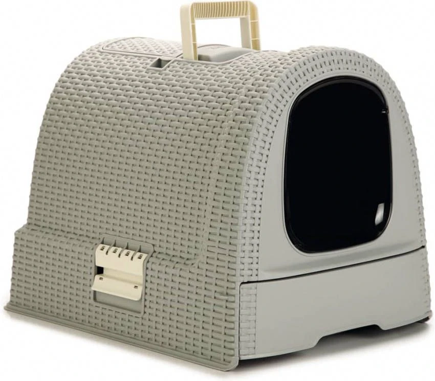 Curver Kattentoilet Met Lade Kattenbak Grijs - Afbeelding 5