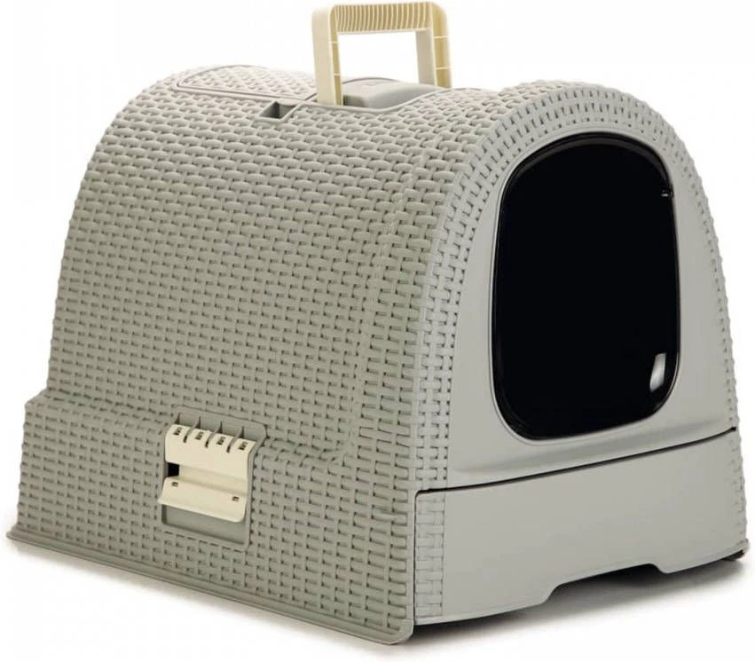 Curver Kattentoilet Met Lade Kattenbak Grijs - Afbeelding 4