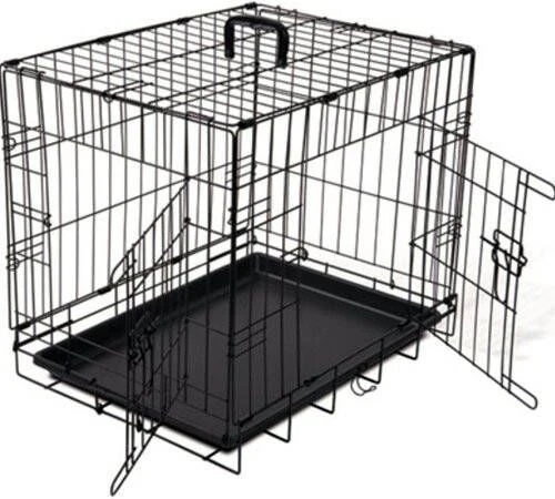 Homestyle Bench 2 Deurs Zwart Hondenbench 77.5x48.5x55.5 Cm - Afbeelding 4