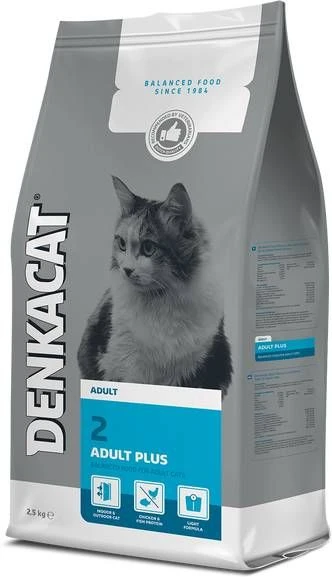 Denkacat Adult Plus Kattenvoer Kalkoen Vis 2.5 Kg - Afbeelding 2