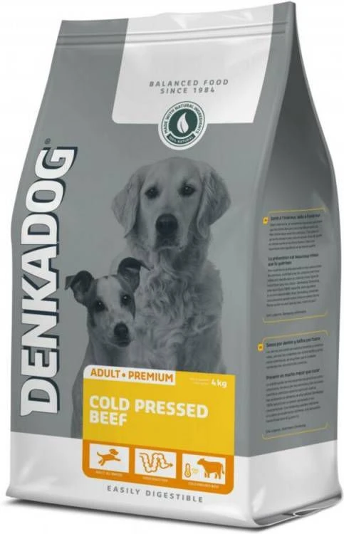 Denkadog Cold Pressed Rund Hondenvoer 4 Kg - Afbeelding 2