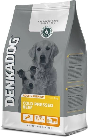 Denkadog Cold Pressed Rund Hondenvoer 4 Kg