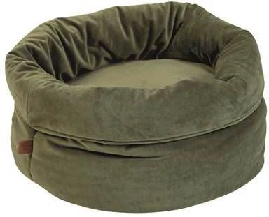 Designed By Lotte Fluco Kattenmand Fluweel Groen 45x45x35 Cm