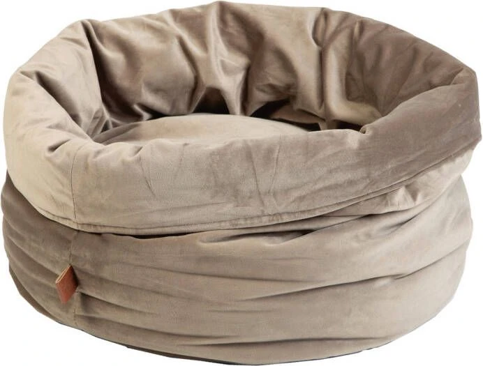 Designed By Lotte Fluco Kattenmand Fluweel Grijs 45x45x35 Cm - Afbeelding 6