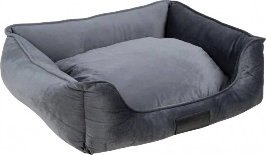 District 70 DISTRICT70 Huisdierenmand VELURO S Grijs - Afbeelding 4