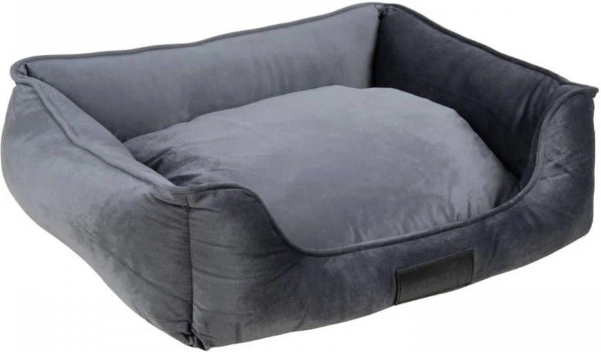 District 70 DISTRICT70 Huisdierenmand VELURO S Grijs - Afbeelding 3