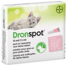Dronspot 30 Mg/7, 5 Mg Spot On Oplossing Voor Katten(0, 5 2, 5 Kg)5 X 2 Pipetten - Afbeelding 4