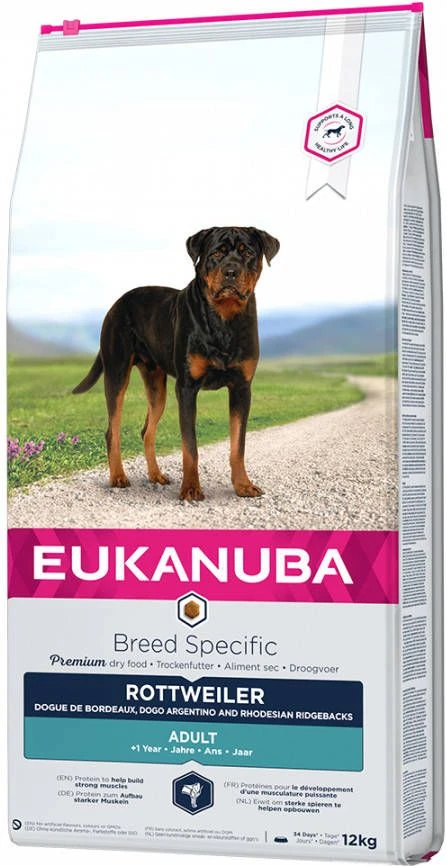 Eukanuba 2x12kg Rottweiler Breed Specific Hondenvoer - Afbeelding 5