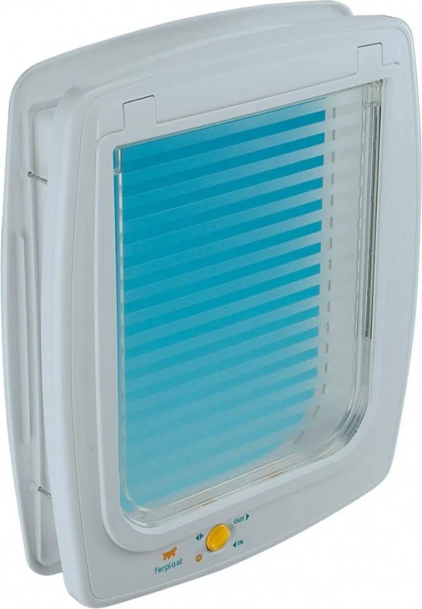 Ferplast Huisdierenluik Swing 15T Handmatig 4 Standen Wit - Afbeelding 2