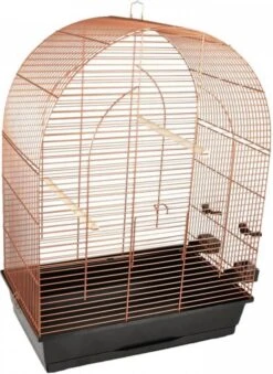 Flamingo Grasparkietenkooi Klara 3 54x34x74, 5 Cm Koperkleurig