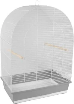 Flamingo Grasparkietenkooi Klara 3 54x34x74, 5 Cm Wit