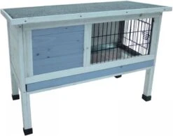 Flamingo Konijnenhok Bugs 90 91x45x70 Cm Grijs