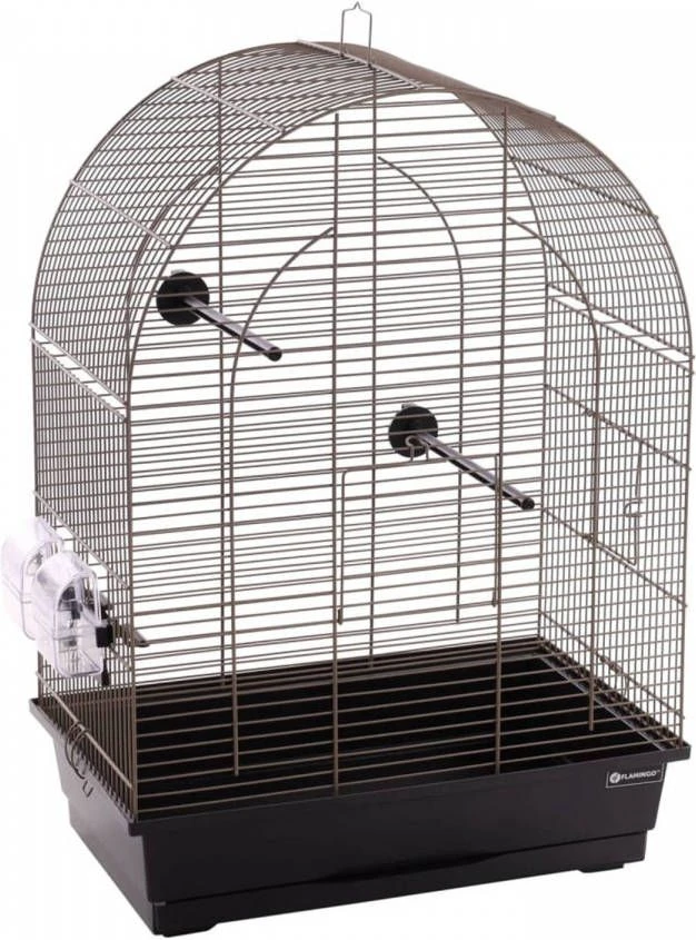 Flamingo Parkietenkooi Klara 2 45x28x62, 5 Metallic Taupe