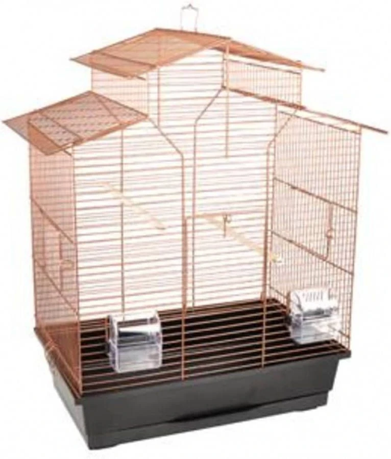 Flamingo Vogelkooi Numfor 1 51x30x60 Cm Koperkleurig - Afbeelding 2