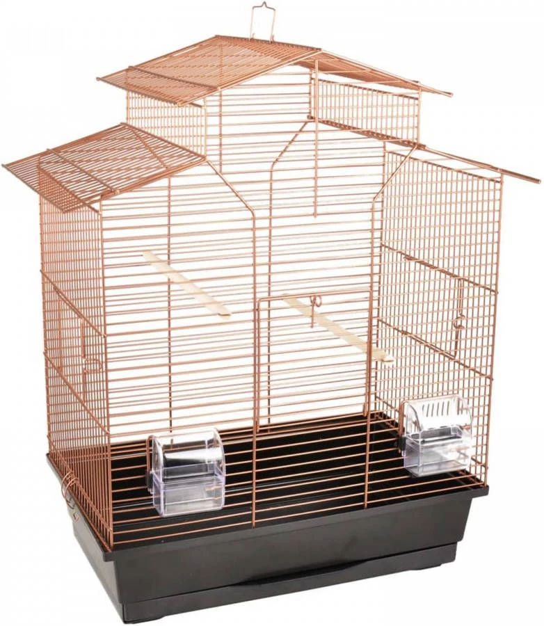 Flamingo Vogelkooi Numfor 1 51x30x60 Cm Koperkleurig