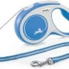 Flexi Rollijn New Comfort Koord S Blauw&Lichtgrijs Hondenriem 8