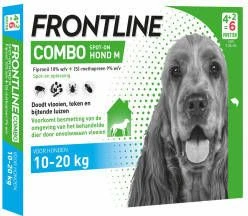 Frontline Combo Spot On 2 Medium Hond Medium Anti Vlooien En Tekenmiddel 4+2 Pip - Afbeelding 11
