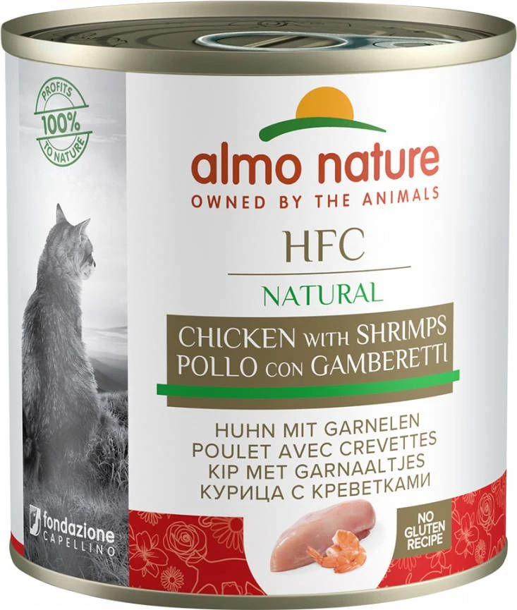 Almo Nature HFC Natural Kip Met Garnalen(280 Gram)12 X 280 Gr - Afbeelding 2