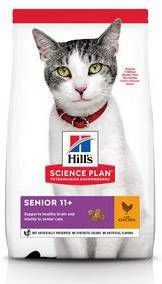 Hill's Hill's Senior 11+ Kip Kattenvoer 7 Kg + 12 X Hill's Mature/Senior Favourite Selection Pouches - Afbeelding 5