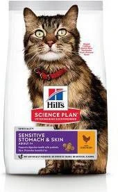 Hill's Hill&apos, S Science Plan Feline Adult Sensitive Stomach & Skin Chicken 7 Kg - Afbeelding 3