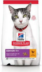 Hill's Hill's Senior 11+ Kip Kattenvoer 7 Kg + 12 X Hill's Mature/Senior Favourite Selection Pouches - Afbeelding 6