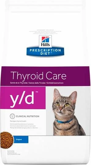 Hill's Prescription Diet 1, 5kg Feline Y/D Bij Schildklierproblemen Kattenvoer