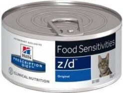 Hill&apos, S Prescription Diet Z/D Food Sensitivities Nat Kattenvoer Blik 2 Trays(48 X 156 Gr )