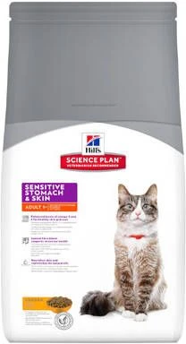 Hill's Hill&apos, S Science Plan Feline Adult Sensitive Stomach & Skin Chicken 7 Kg - Afbeelding 6