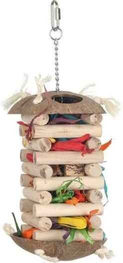 Homestyle Vogelspeelgoed Stacker Vogelspeelgoed 11x33 Cm