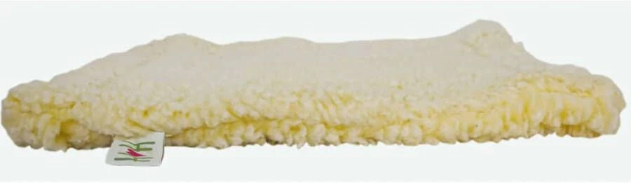 HuggleHounds Huisdierenmat XL Fleece Wolwit - Afbeelding 2