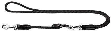 Hunter Variolijn Freestyle Nylon Rond Hondenriem Zwart - Afbeelding 3