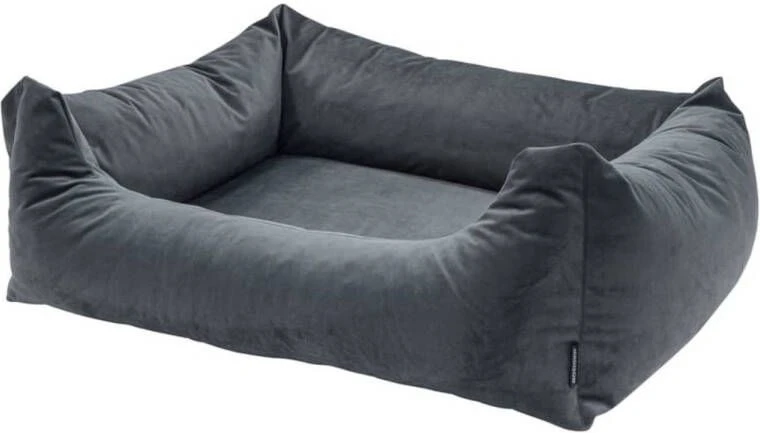 Madison Hondenmand Velvet 80x67x22 Cm Grijs