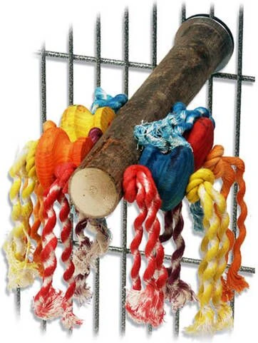 Homestyle Vogelspeelgoed Fun Perch Vogelspeelgoed 20x4x26 Cm Multi Color - Afbeelding 3
