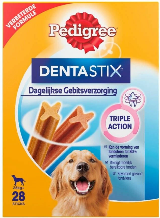 Pedigree 15% Korting! Dentastix Dagelijkse Gebitsverzorging Multipack(28 Stuks)Voor Grote Honden(>25 Kg ) - Afbeelding 4