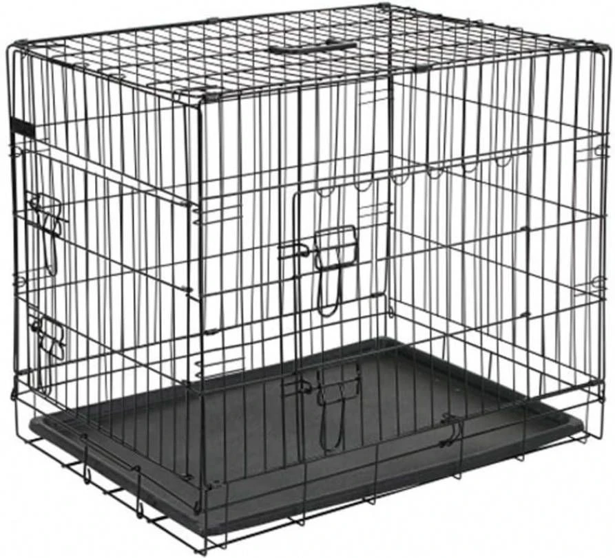 Homestyle Bench 2 Deurs Zwart Hondenbench 92.5x57.5x64 Cm - Afbeelding 4