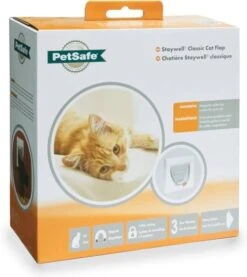 Petsafe Dierenluik 932 Magnetic S Kattenluik 10.5x22.6x22.8 Cm Wit 932